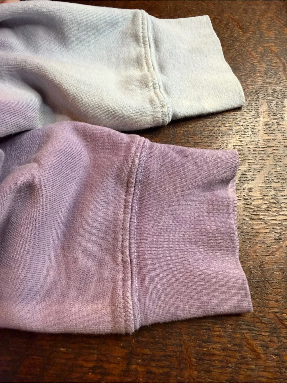 MOTHER Tie-Dye Set — Pastel Purple, Pink & Blue
